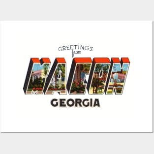 Greetings from Macon Georgia Posters and Art